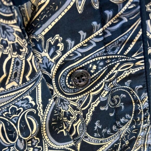 Ralph Lauren Costa Azzurra Navy K/CK Paisley Duve Cover Set. 2 King Pillowcases - Picture 4 of 7